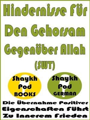 cover image of Hindernisse Für Den Gehorsam Gegenüber Allah (SWT)
